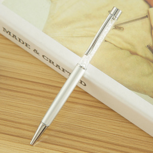 Stylo bille rotatif en métal haut de gamme, orné de cristaux multicolores, idéal pour les entreprises, les bureaux, les commandes promotionnelles et les cadeaux en gros - Product Image 3