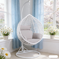 Fauteuil à bascule suspendu pour extérieur, patio, salon, banc suspendu au plafond, balançoire indienne, fauteuil relax pour enfant, grand modèle
