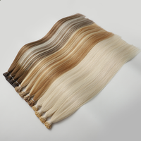 Extensions de cheveux humains russes Remy de haute qualité en gros d'usine, cuticules entièrement alignées, vierges, bruts, pré-collées à la kératine I-Tip