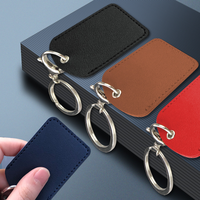 Mini porte-cartes d'accès en cuir PU simple porte-clés de fruits créatifs porte-clés de localisateur de cadeau mignon porte-clés