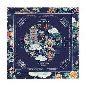 Tapis de jeu de mahjong et de poker antidérapant en caoutchouc, réduction du bruit, 800 cm x 800 cm, écologique, résistant à l'eau, avec logo personnalisé - Product Image 1