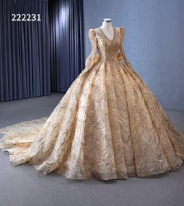 Robes de soirée longues et élégantes en organza, robe de bal à col en V, robes de fête de remise de diplôme, appliques de perles RSM222231 - Product Image 4