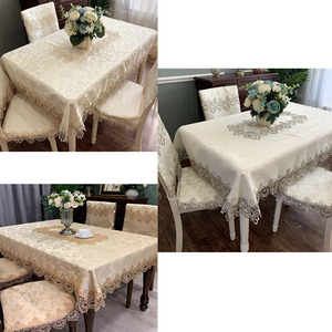 2024 nuovo arrivo elegante tovaglia con stampa floreale tovaglia <span class=keywords><strong>in</strong></span> <span class=keywords><strong>pizzo</strong></span> - Product Image 5