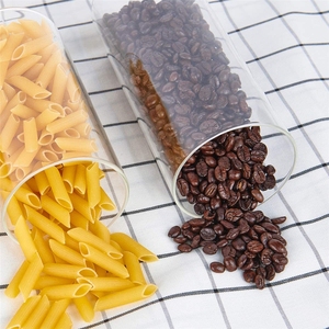 Frascos ecológicos de 5 piezas, juego de contenedores de comida de vidrio para almacenamiento de cocina con tapas de bambú seguras en horno microondas, venta en línea - Product Image 4