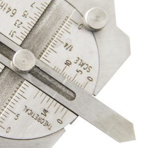 Calibro per Saldature DEM WG026 in Acciaio Inox, Tascabile, per Ispezione di Giunti e Saldature - Product Image 5