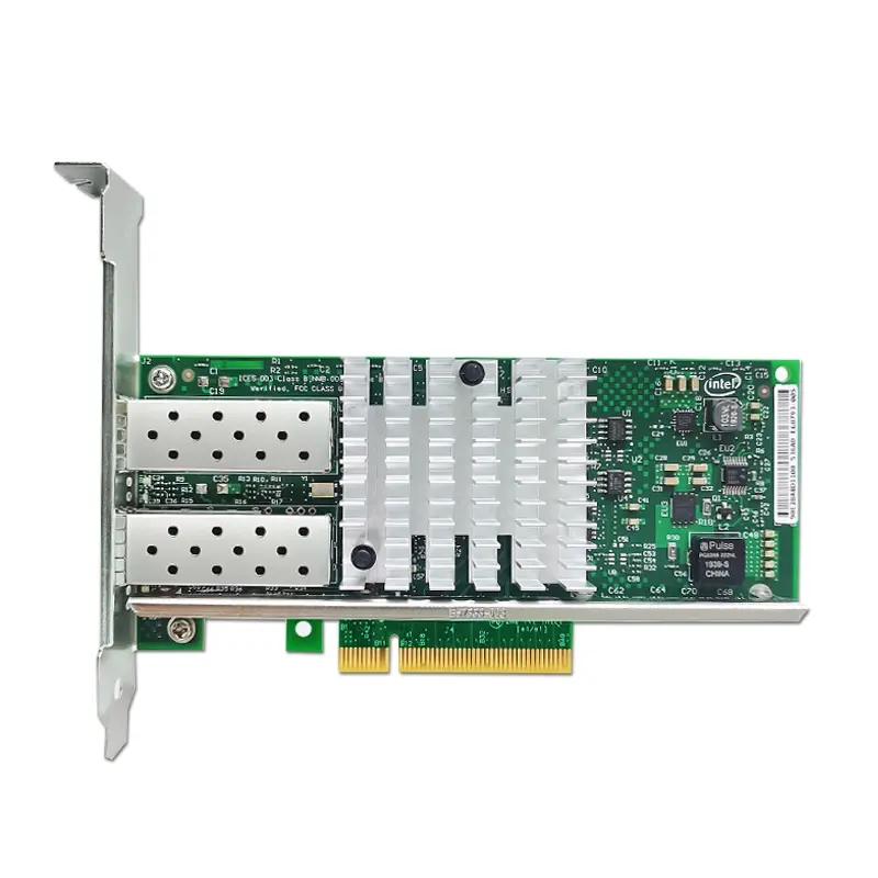 High Speed OEM Sever Lan Card 2X10G Ethernet interface Nic Pcie X4 Dual Port Nic 2Spf+ network Card for server