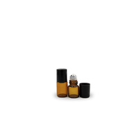 Bouteille à bille en verre sodocalcique avec bouchon à vis, prête à l'emploi, 1ml, 2ml, 3ml, 5ml, 8ml, pour parfum, attar, huile essentielle, avec boîte