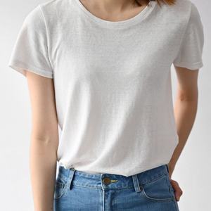 Camisetas de Manga Corta para Mujer, Personalizadas con Logotipo, Tejido Ecológico y Sostenible, Transpirable, de Algodón Orgánico y Cáñamo, Corte Ajustado Informal, Ropa Deportiva - Product Image 2
