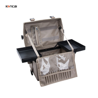 KONCAI Grande valise de rangement pour voyage et maquillage Mallette pour salon de coiffure Mallette pour salon de coiffure et maquillage