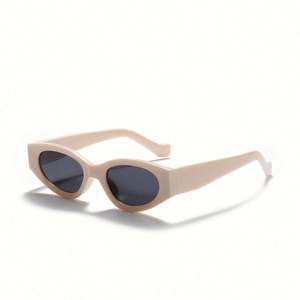 Lunettes de soleil rétro pour femmes 2021, monture petite, couleur bonbon, marron, style œil de chat - Product Image 4