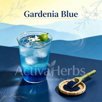 ActivaHerbs Natuurlijk Voedingsmiddelkwaliteit Wateroplosbaar Pigment Gardenia Extract E100 Gardenia Blauw