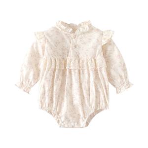 <span class=keywords><strong>Combinaison</strong></span> en coton pour bébé <span class=keywords><strong>fille</strong></span> nouveau-né Printemps 2024 Triangle Climb Climbing Clothing - Product Image 2