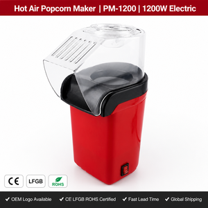 <span class=keywords><strong>Machine</strong></span> à Popcorn Électrique à Air Chaud 1200W <span class=keywords><strong>Sans</strong></span> Huile avec Couvercle Transparent et Commande par Interrupteur pour Cuisine Domestique et Utilisation Extérieure - Product Image 5