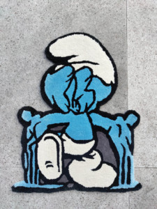 Gub — tapis de sol personnalisé, nouveau Design, décoration murale en forme de petite forme, coullisant à la main, carpette de sol, Art, dessin animé - Product Image 3
