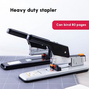 Engrapadora Manual de Metal de Alta Resistencia, Máquina de Encuadernación <span class=keywords><strong>para</strong></span> 80 Hojas, <span class=keywords><strong>para</strong></span> Capas Gruesas - Product Image 2