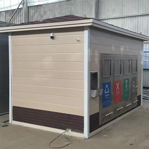 Station de tri des déchets en conteneur préfabriqué, maison à ordures modulaire avec ventilation pour chantier de construction communautaire, <span class=keywords><strong>cabane</strong></span> mobile - Product Image 1