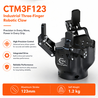 Main robotique à trois doigts CTM3F123 pour l'automatisation en laboratoire, la manipulation d'échantillons et le transfert de précision