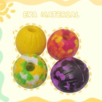 Jouet à mâcher pour chien OEM, balle en EVA légère et colorée de 7 cm et 9 cm, vente en gros, pour le jeu quotidien et les jeux interactifs