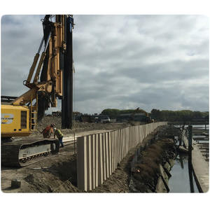 Pila de láminas de plástico de PVC respetuoso con el medio ambiente de alta resistencia para la estabilización de la orilla del río, debe comprar para ingenieros - Product Image 4