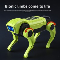 Robot chien bionique électrique pour l'éducation scientifique et l'expérimentation en mécanique, jouet éducatif pour enfants, jouet en plastique à assembler soi-même