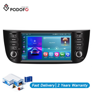 Autoradio Android double DIN Podofo, écran tactile 6,2 pouces, CarPlay et Android Auto pour Fiat Punto 2010-2016/Linea 2012-2015 - Product Image 1