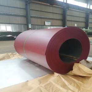 Weinrot <span class=keywords><strong>PPGI</strong></span> Stahls pule RAL 3005 Vor lackierte verzinkte Stahls pule 0,35mm für den Bau PPGL Stahls pulen - Product Image 5