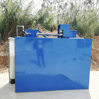 Système de traitement des eaux usées conteneurisé à lit mobile MBBR, faible production de boues pour projet de réutilisation des eaux usées domestiques, certifié CE