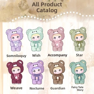 Muñeco <span class=keywords><strong>de</strong></span> Peluche Nommi Goodnight Bear Serie 400% PVC, Escala 1/72, Temática <span class=keywords><strong>de</strong></span> Cine y TV, Caja Sorpresa - Lindo Regalo para Niñas - Product Image 5