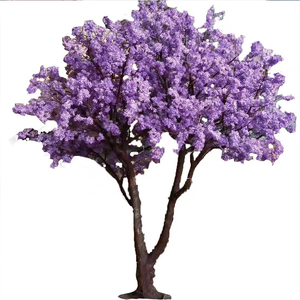 Árbol de <span class=keywords><strong>Jacaranda</strong></span> Artificial Realista con Flores Púrpuras, Ecológico, Resistente a los Rayos UV, de 2.5-6m, Tamaño Personalizado, para Exteriores, Pascua - Product Image 5