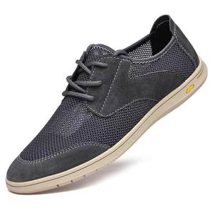 Chaussures décontractées d'été pour hommes, légères, nouvelle mode, style simple, couleur unie, semelle souple, à lacets, tendance - Product Image 3