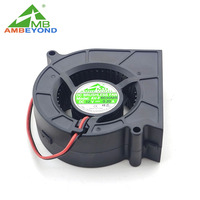 Ventilateur centrifuge AMBEYOND 8030 Turbo 12V à double roulement à billes 80x80x30mm pour extrudeuse d'imprimante 3D