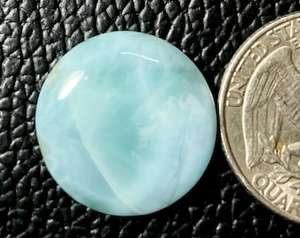 พลอย Larimar อัญมณี Cabochon หลวม4มม. อัญมณี925คุณภาพสูงจากธรรมชาติ - Product Image 3