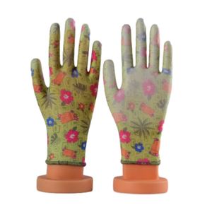 Guantes de trabajo para hombre de seguridad de jardín de uso general guantes de mano antiestáticos para el trabajo guantes de cuero <span class=keywords><strong>pu</strong></span> - Product Image 2