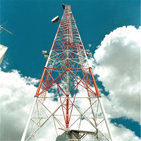 Tour de télécommunication en treillis en acier galvanisé 20m-60m Gsm Antenne BTS Tours de télécommunication et accessoires