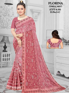 Saris en filet de qualité supérieure en gros – Élégants, stylés, de créateur, protection solaire, séchage rapide, pour fêtes et occasions spéciales - Product Image 2