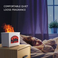 Mini humidificateur à brume fraîche, petit humidificateur portable USB de bureau, humidificateur électrique pour cheminée, pour la maison, la chambre, le bureau