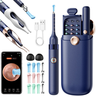 Alat Pengangkat Kotoran Telinga Profesional Harga Pabrik Dengan Kamera 4-In-1 Set Pembersih Telinga Visual Pintar Dengan Kotak Penyimpanan Portabel