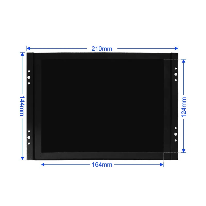 Stardigital 8 인치 manufactural 금속 산업 모니터 HD-MI/BNC/VGA/AV/USB 인터페이스