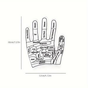 Mitaines d'acupression réutilisables pour réflexologie, élastiques, faciles à nettoyer, haute précision, pour spa domestique et usage professionnel - Product Image 4