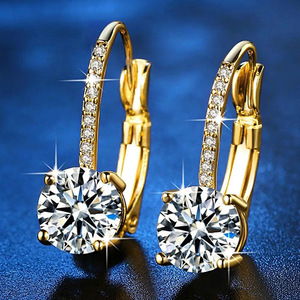 Four Prong Sparkling Stone <b>Ear</b> <b>Cuff</b> for Women Fashion <b>Ear</b> Jewelry Party Wear - Product Image 1