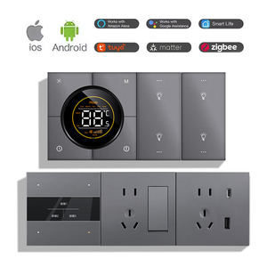 Slimme stekker met energiemonitoring, USB-poorten, <span class=keywords><strong>timer</strong></span>, scheming, spraakbesturing, 100-250V, CE RoHS, voor slim kantoor en thuis - Product Image 2