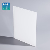 OLEG Prix plus bas 4 pieds x 8 pieds 20 mm Résistance aux UV Feuille de Perspex découpée sur mesure Feuilles d'acrylique transparentes