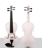 Violon blanc pour enfant, vente en gros, pas cher, 4/4