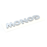 Badges de voiture de style sport 3D en ABS chromé avec logo personnalisé - Autocollants extérieurs imperméables - Accessoires de style automobile autocollants