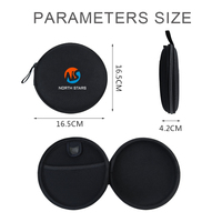 Sac d'accessoires pour ordinateur portable en EVA imperméable personnalisé, sac de transport pour écouteurs sans fil TWS, étuis de voyage pour casque audio