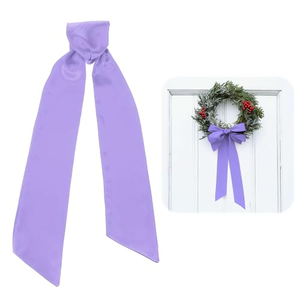 Ruban personnalisé en coton vierge pour couronne de baptême de bébé, idéal pour les fêtes, Noël, mariages, décoration de maison de campagne et de fête, et pour la création de nœuds. - Product Image 1