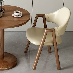 Juego de mesa y sillas de comedor redondas de madera, estables, para sala de estar, espacios pequeños - Product Image 3