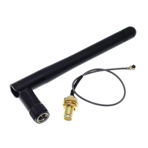 เสาอากาศไวไฟ 2.4GHz 3dBi แบบ 2.4g พร้อมหัวต่อ RP-SMA ตัวผู้ สำหรับเราเตอร์ไร้สาย + สายเชื่อมต่อ PCI U.FL <span class=keywords><strong>IPX</strong></span> ถึง RP ตัวผู้ ยาว 17 ซม. สำหรับ ESP8266 และ ESP32 - Product Image 2