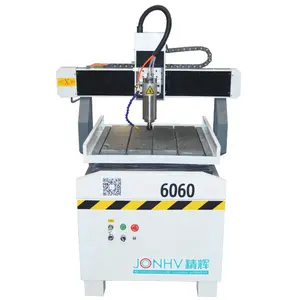 Jonhv-6060 קטן מתכת פליז CNC חריטת מכונת כרסום