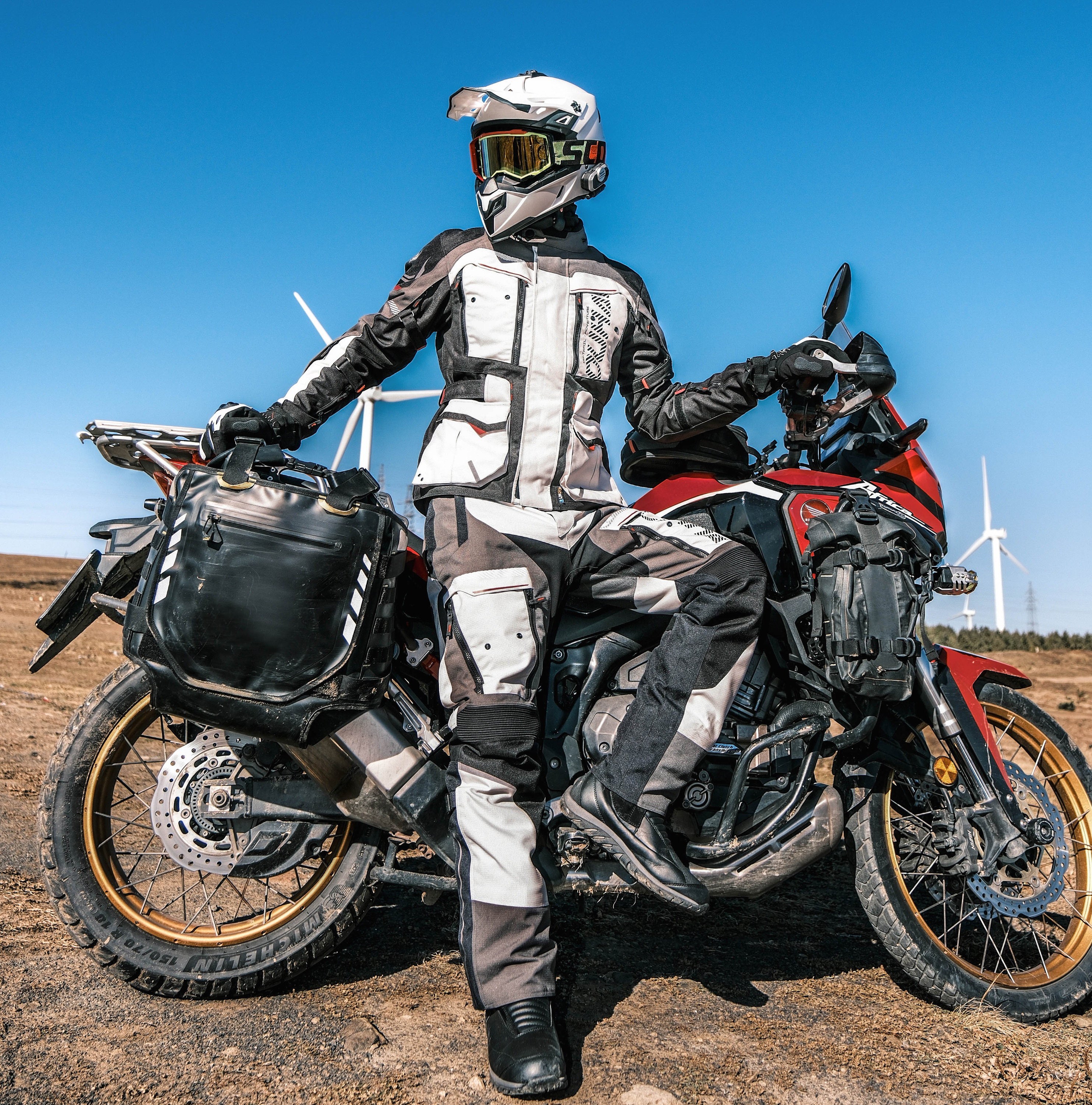 Duhan D-25911 Motorcycle Suit Waterproof Super Speed Racing Jacket 